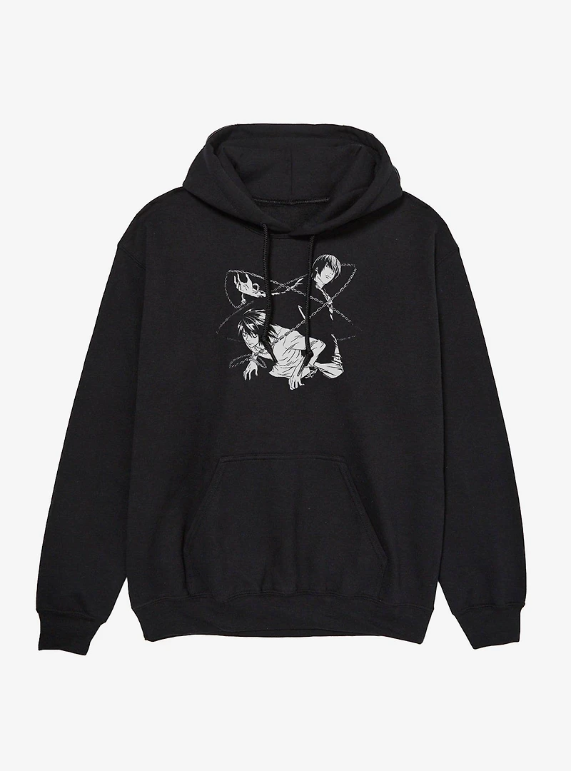 Death Note Light And L Chains Hoodie