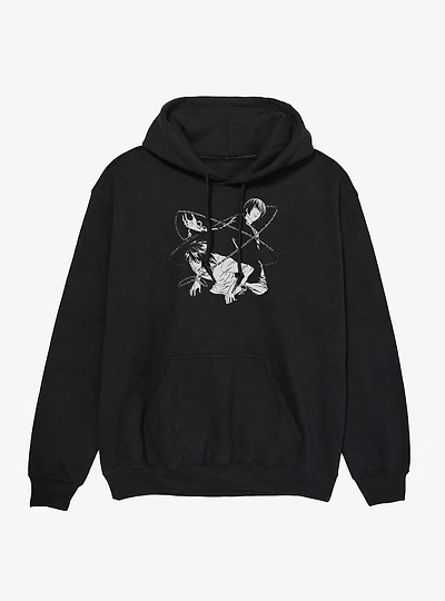 Death Note Light And L Chains Hoodie
