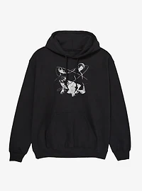 Death Note Light And L Chains Hoodie