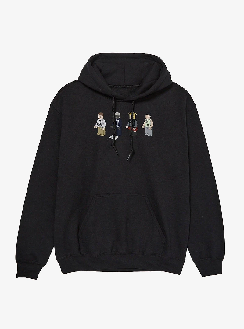 Death Note Block Figurines Characters Hoodie