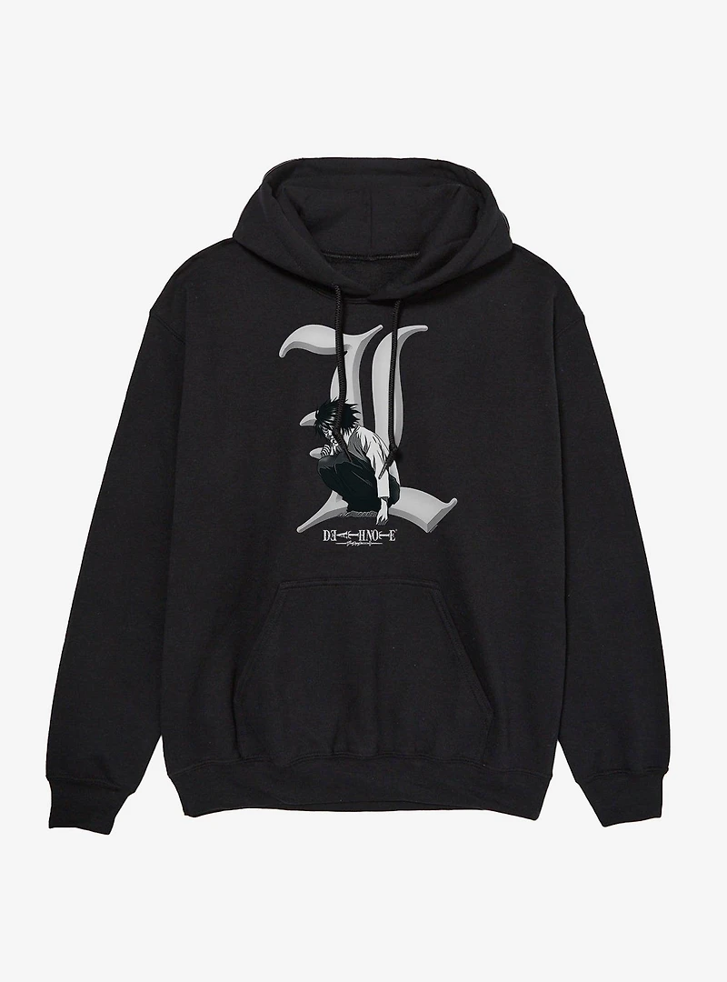 Death Note L On Letter Hoodie