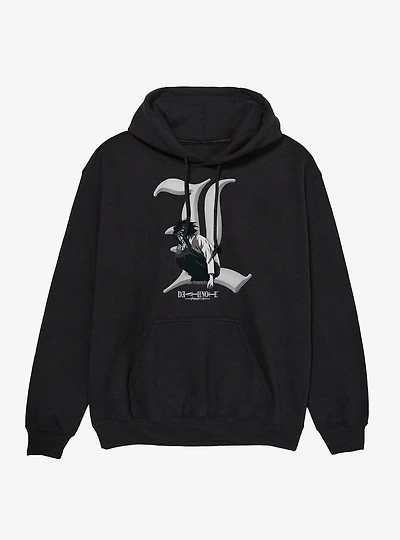 Death Note L On Letter Hoodie