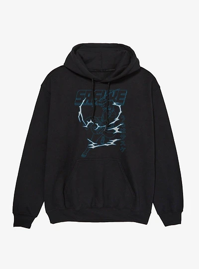 Naruto Shippuden Sasuke Lighting Line Art Hoodie