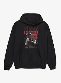 Naruto Shippuden Itachi Uchiha Collage Splatter Hoodie