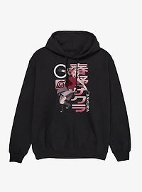 Naruto Shippuden Sakura Kanji Hoodie