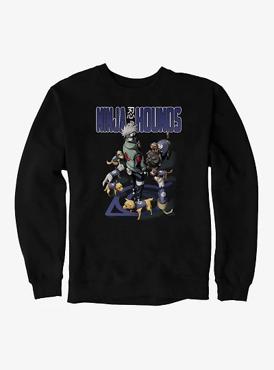 Naruto Shippuden Kakashi Ninja Hounds Dogs Sweatshirt