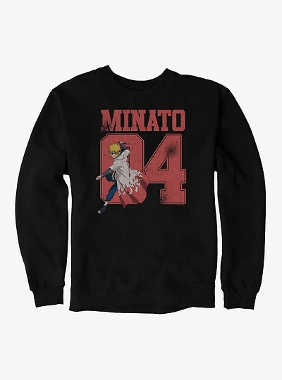 Naruto Shippuden Vintage Number Minato 4th Hokage Sweatshirt