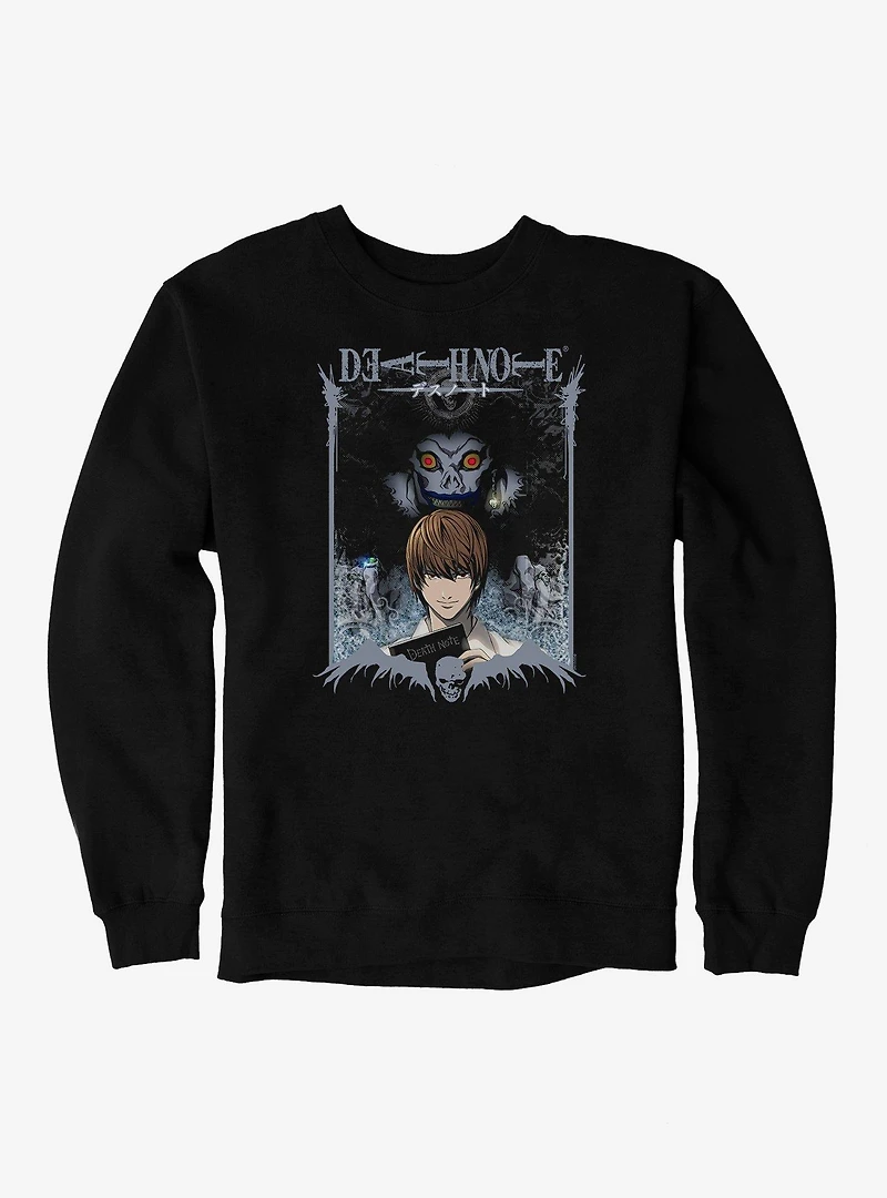 Death Note Light And Ryuk Logo Sweatshirt