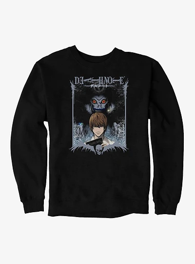 Death Note Light And Ryuk Logo Sweatshirt