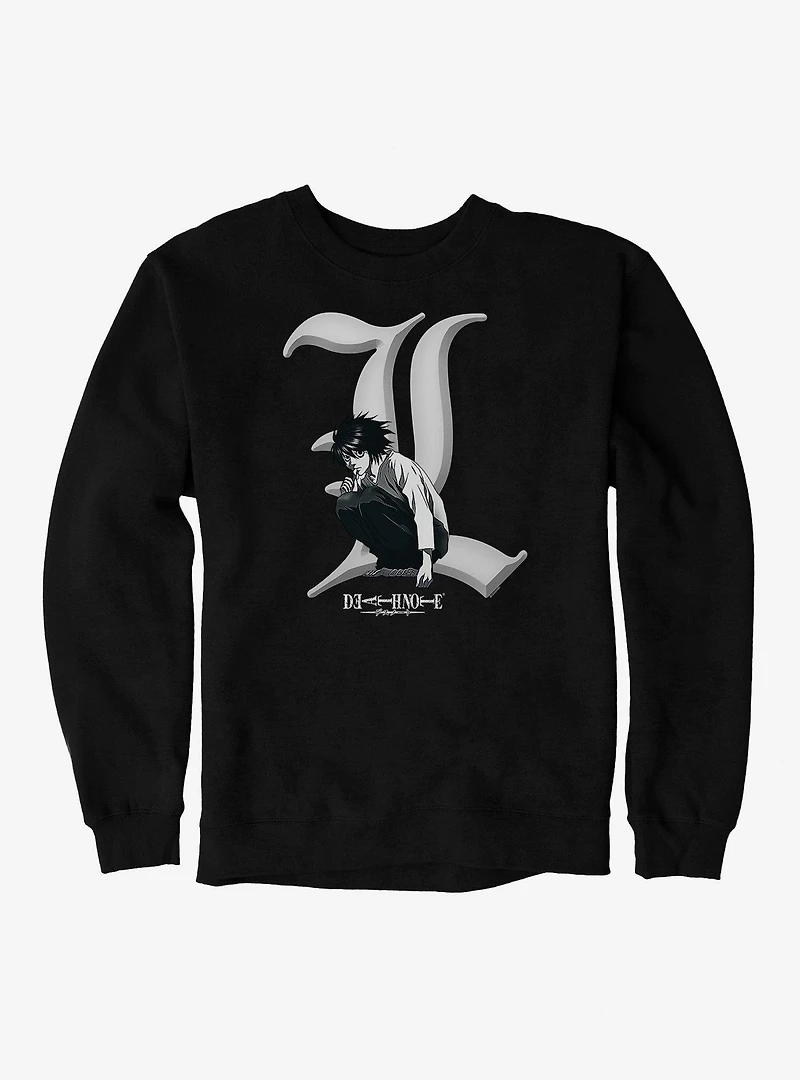 Death Note L On Letter Sweatshirt
