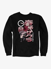 Naruto Shippuden Sakura Kanji Sweatshirt