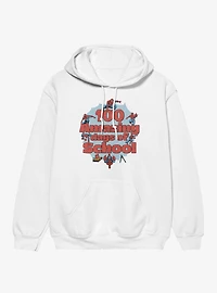 Marvel Comics Retro Spider-Man 100 Amazinf School Days Hoodie