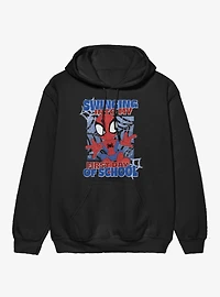Marvel Spidey And His Amazing Friends Swinging Into First School Day Hoodie