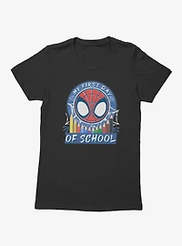 Marvel Spidey And His Amazing Friends First Day Of School Womens T-Shirt