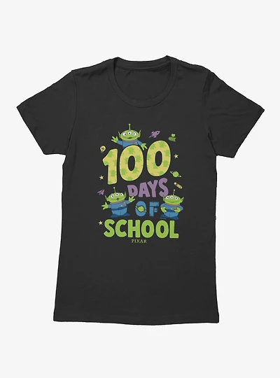 Disney Pixar Toy Story 100 Days Of Alien School Womens T-Shirt