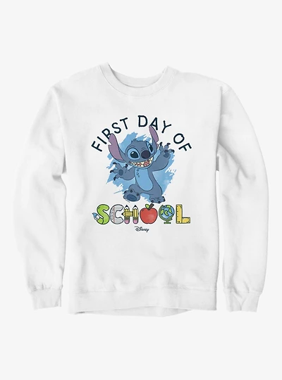 Disney Lilo & Stitch First Day Of School Supply Letters Sweatshirt