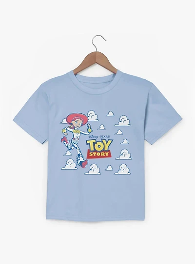 Disney Pixar Toy Story Jessie Clouds Logo Youth T-Shirt