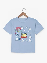Disney Pixar Toy Story Jessie Clouds Logo Youth T-Shirt