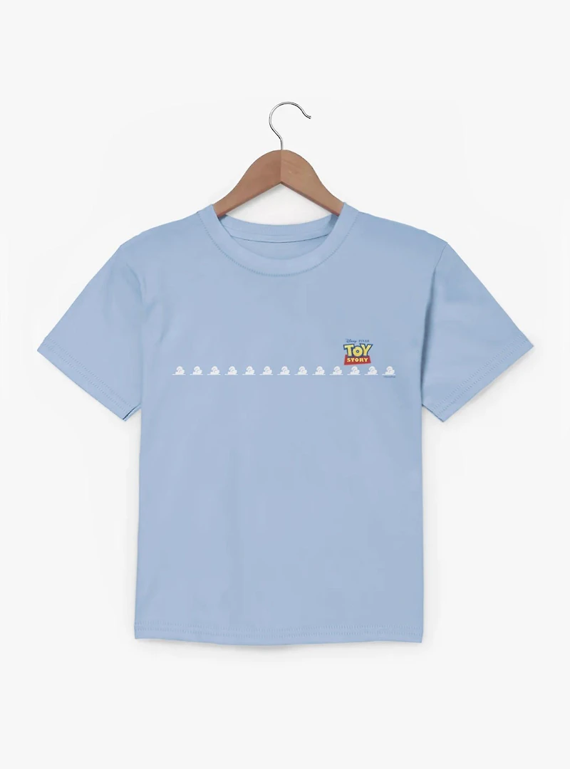 Disney Pixar Toy Story Classic Cloud Line Up Logo Youth T-Shirt