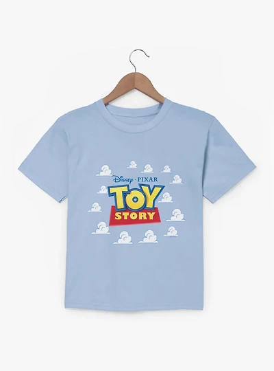 Disney Pixar Toy Story Classic Logo The Clouds Youth T-Shirt