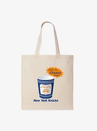 NBA New York Knicks Coffee Talk Canvas Tote Bag
