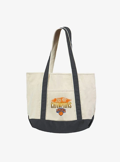 NBA Champions 2026 New York Knicks Pinnacle Tote Bag