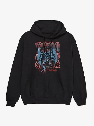 Yu-Gi-Oh! Duel Monsters Obelisk The Tormentor Lightening Tee Hoodie