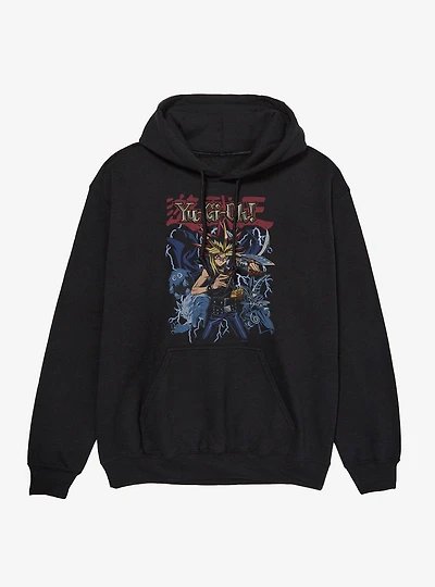 Yu-Gi-Oh! Duel Monsters Retro Yami Yugi Lightning Collage Hoodie