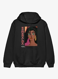 Disney The Hunchback of Notre Dame Esmeralda Close Up Face Hoodie