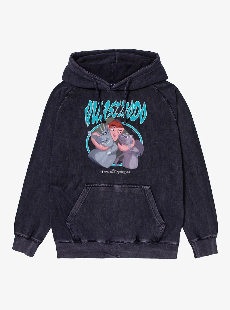 Disney The Hunchback of Notre Dame Quasimodo Circle Hug Mineral Wash Hoodie