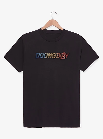 Marvel Avengers Doomsday Rainbow Logo T-Shirt