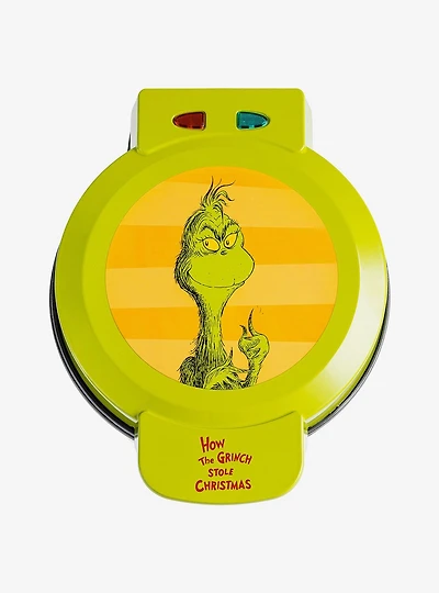 Dr. Seuss How The Grinch Stole Christmas! The Grinch Waffle Maker