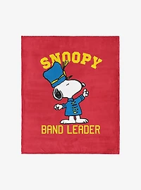 Peanuts Snoopy Fantastic Peanuts Band Silk Touch Throw Blanket