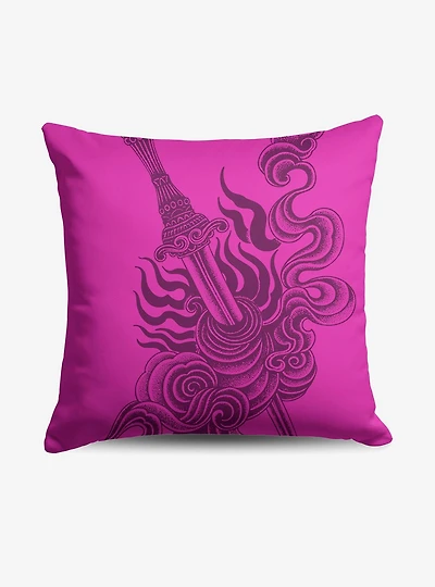 A Court of Wings and Ruin Logo Drop Throw Pillow