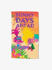 Trolls Sunny Days Ahead Sand Free Beach Towel