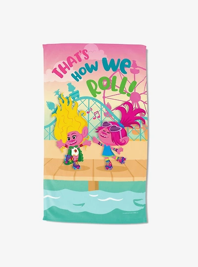Trolls That's How We Roll! Sand Free Beach Towel