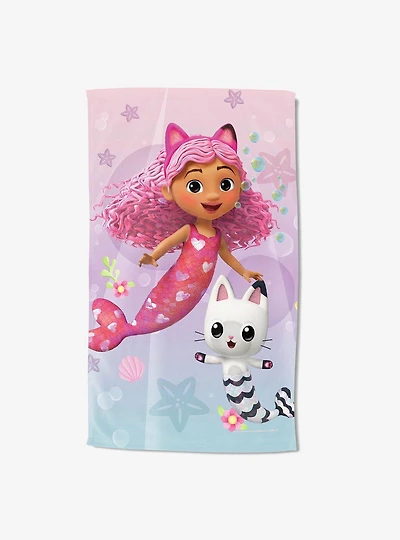 Gabby's Dollhouse Underwater Friends Sand Free Beach Towel