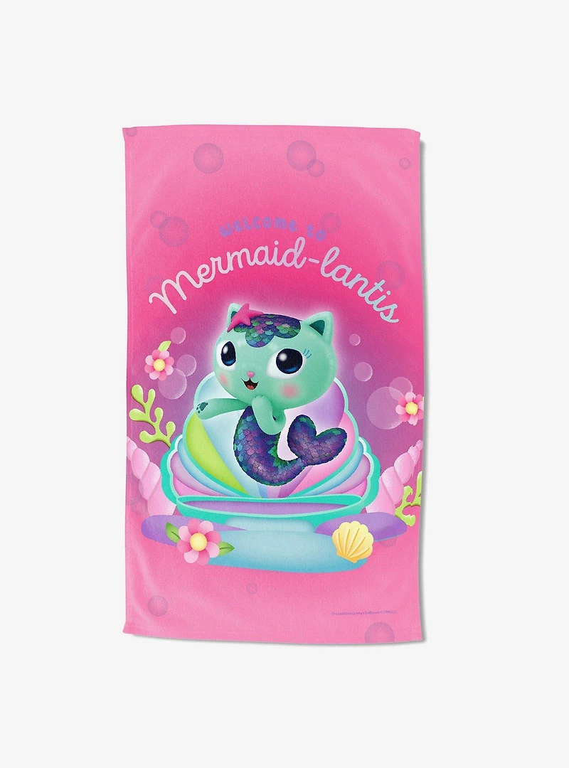 Gabby's Dollhouse Welcome To Mermaid-Lantis Sand Free Beach Towel