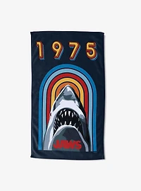 Jaws Rising Shark Sand Free Beach Towel