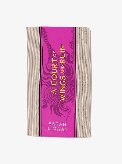 A Court of Wings and Ruin Paged and Spines Sand Free Beach Towel