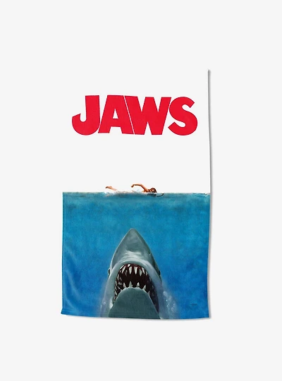 Jaws Classic Poster Sand Free Beach Towel