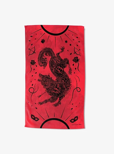 A Court of Thorns and Roses Inked Sand Free Beach Towel