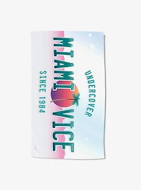 Miami Vice Daddy of Cool Plates ?Sand Free Beach Towel