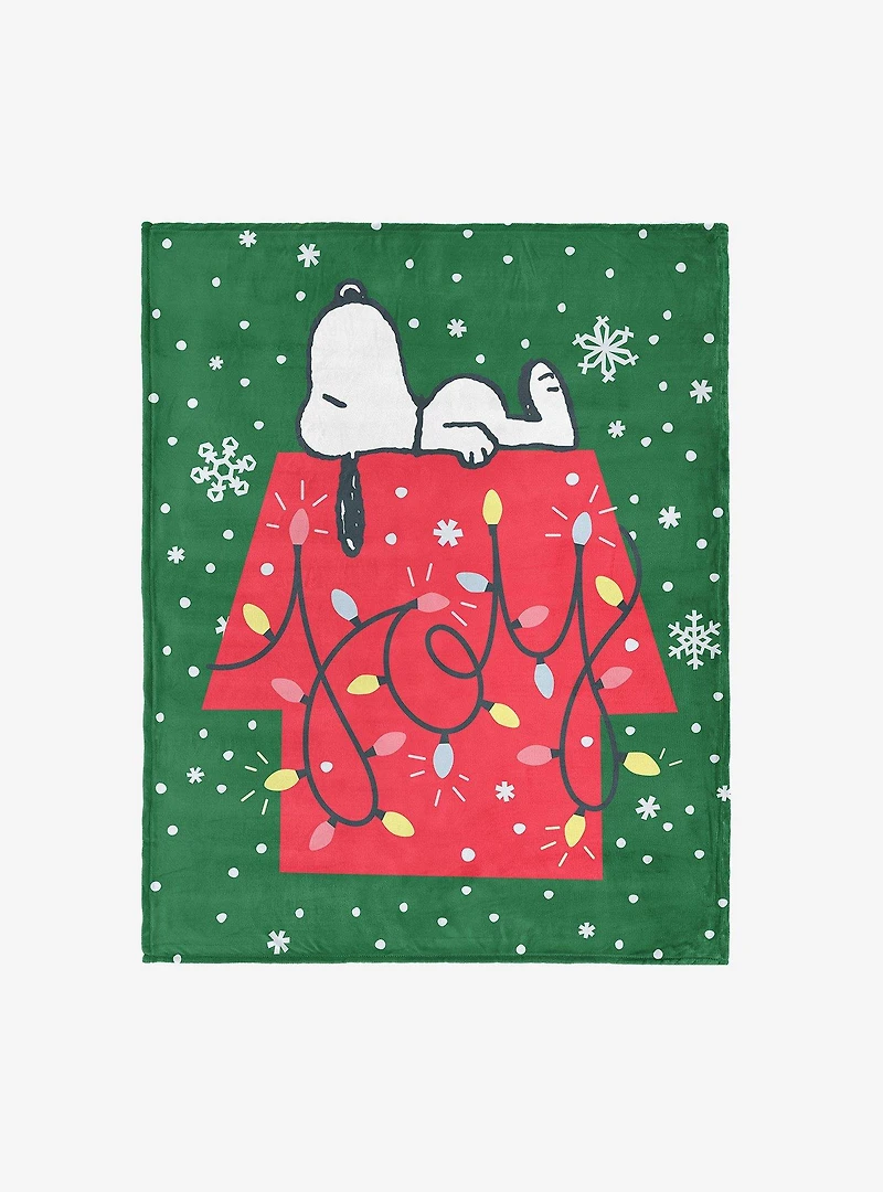 Peanuts Joy Lights Silk Touch Throw Blanket