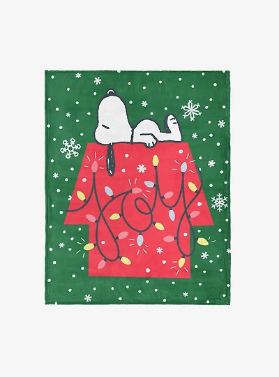 Peanuts Joy Lights Silk Touch Throw Blanket
