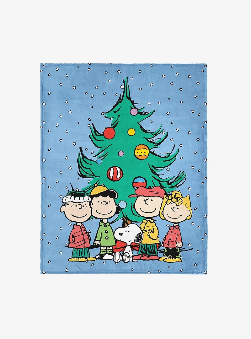 Peanuts Christmas Time Silk Touch Throw Blanket
