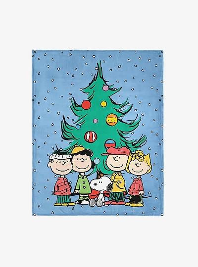 Peanuts Christmas Time Silk Touch Throw Blanket