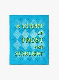 A Court of Frost and Starlight Diamond Florals Silk Touch Throw Blanket