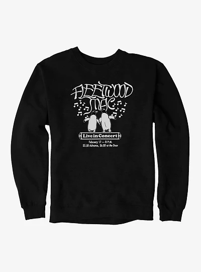 Fleetwood Mac Live Concert Penguins Flyer Sweatshirt