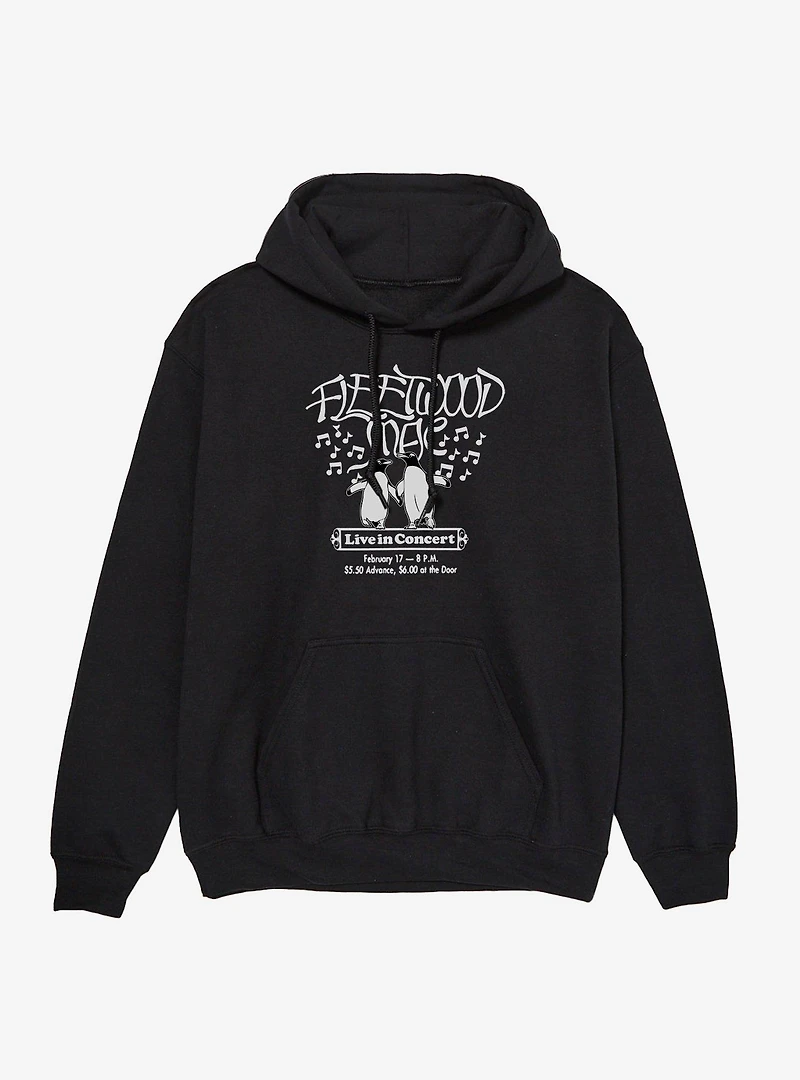 Fleetwood Mac Live Concert Penguins Flyer Hoodie